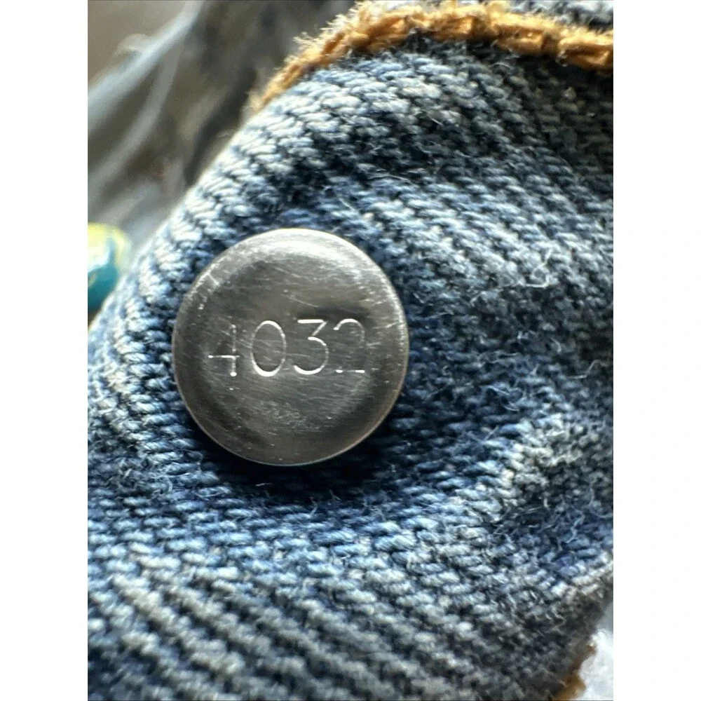 Levi's 501 jeans button fly 34x34 *shrunk* 33x29 distressed grunge normcore
